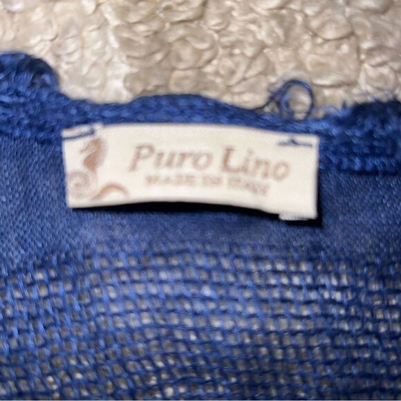 Pure Lino shirt navy - Picture 3 of 8